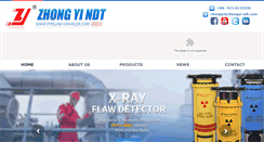 Desktop Screenshot of en.zhongyi-ndt.com